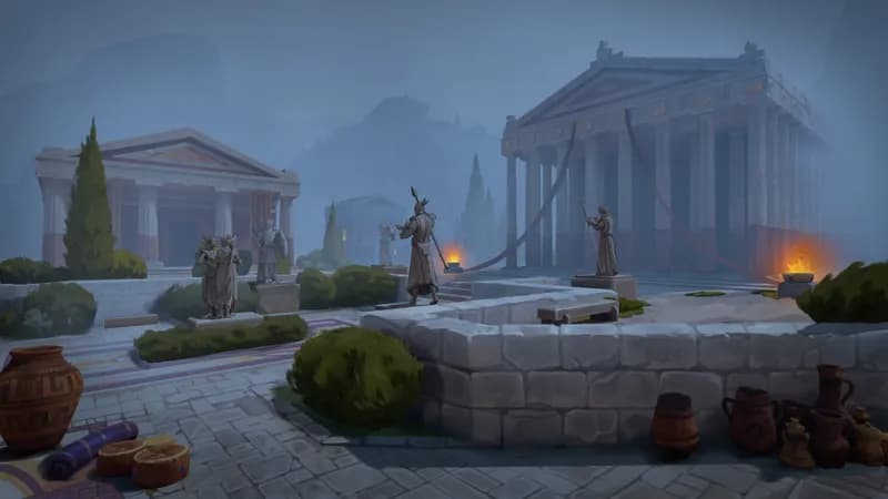 Ancient City Plaza map, Fog variant thumbnail