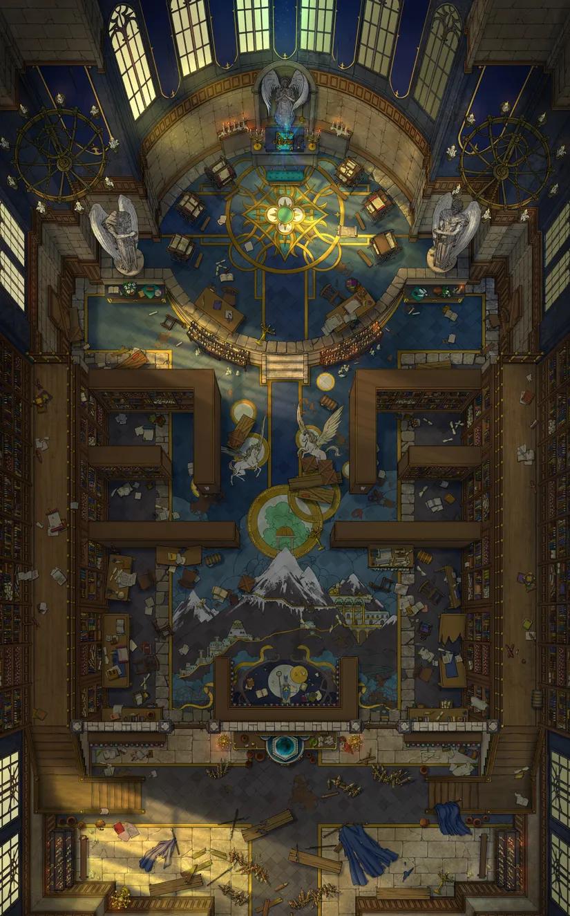Celestial Chapel Interior map, Original Day variant thumbnail