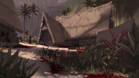 Tropical Island Village map, Massacre variant