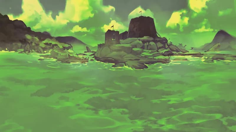 Tidal Isle Fort map, Toxic variant thumbnail