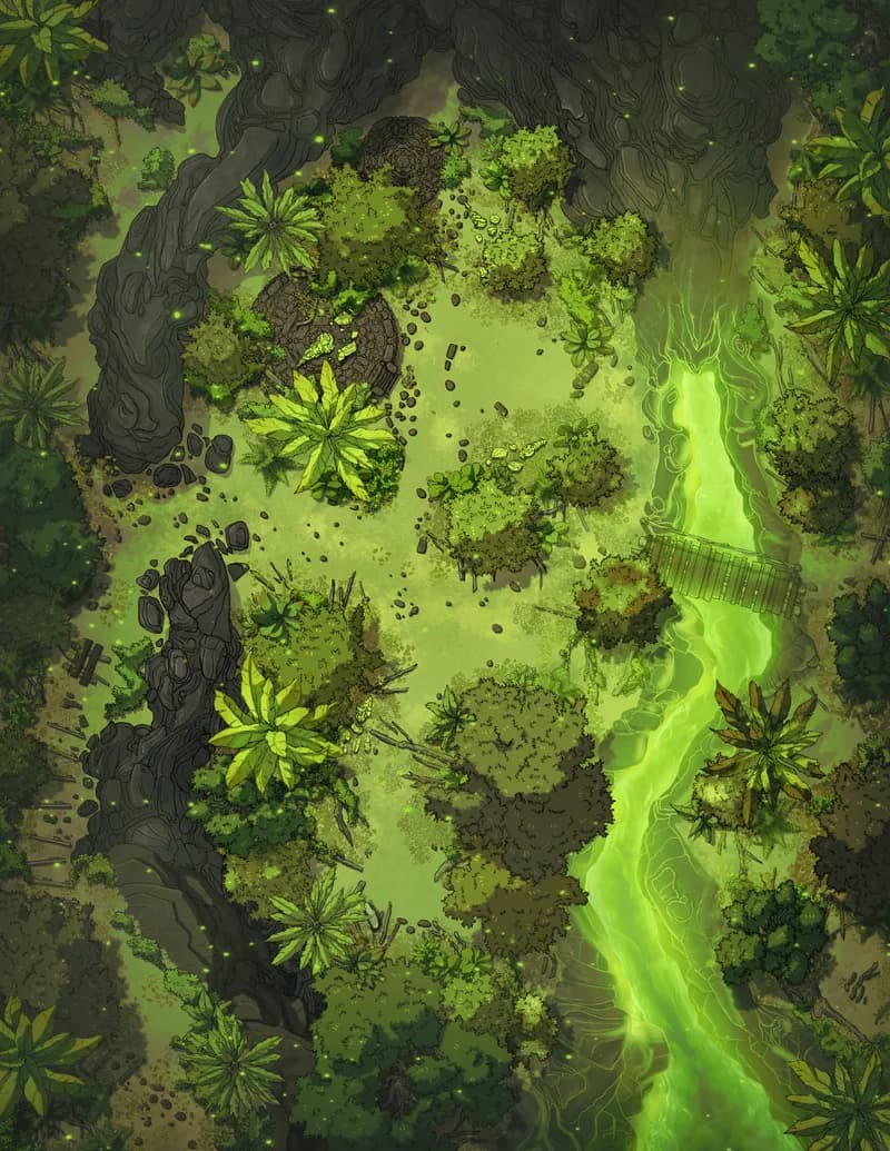 Jungle Lava Flow map, Toxic variant thumbnail