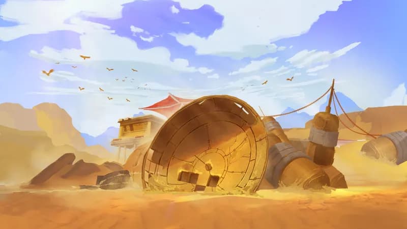 Collapsed Radio Tower map, Outpost variant thumbnail