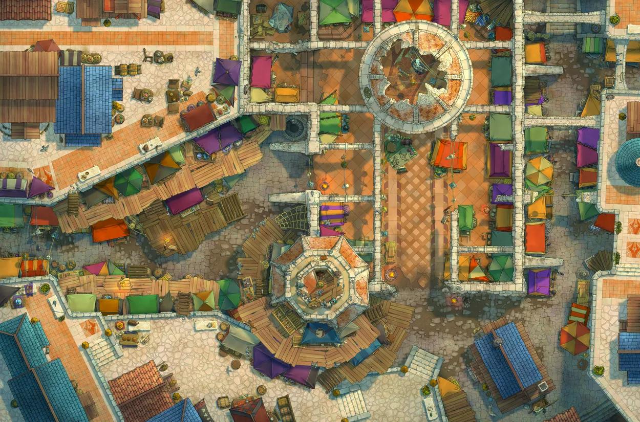 Black Market Streets map, Duck Vs Crab variant thumbnail