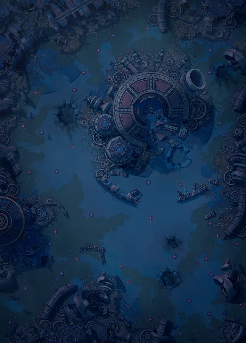 Gnome Minefield map, Original Night variant thumbnail