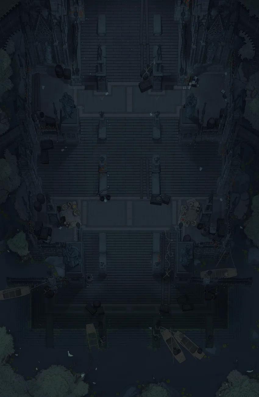 Pilgrim Steps map, Dark variant thumbnail