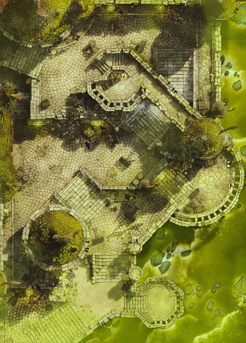 Castle Battlements map, Toxic variant thumbnail
