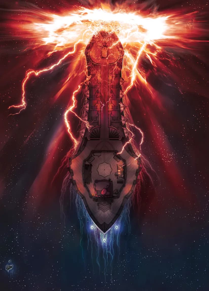 Drow Warship Interior map, Evil Portal Middle Deck variant thumbnail