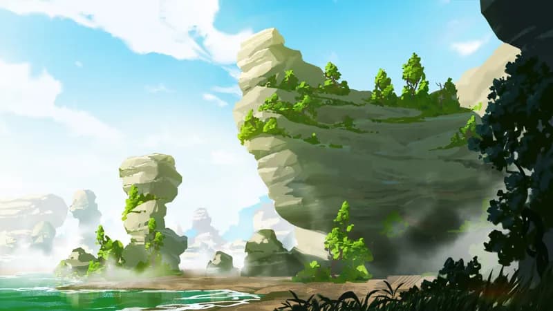 Tidal River map, No Rune Stone variant thumbnail