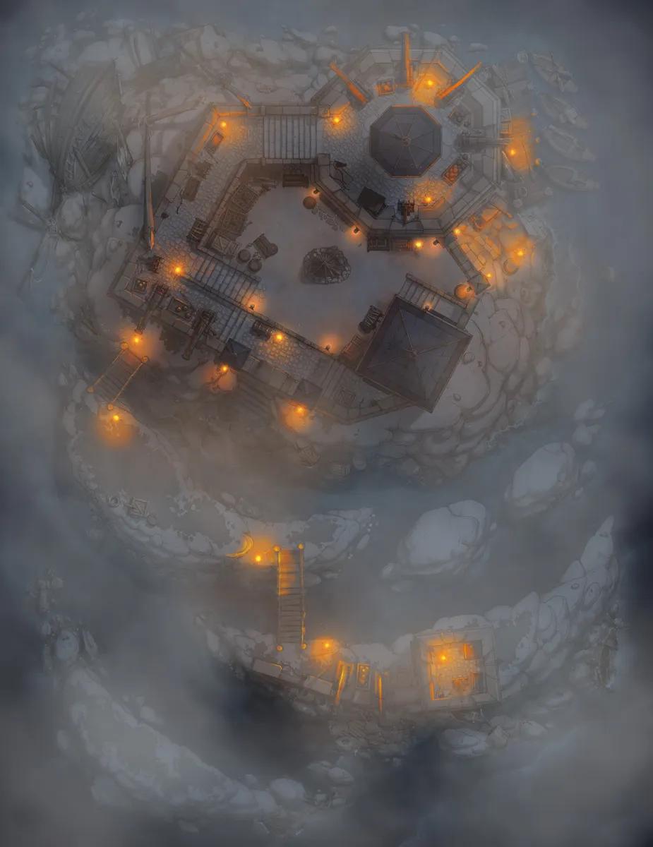 Tidal Isle Fort map, Fog variant thumbnail