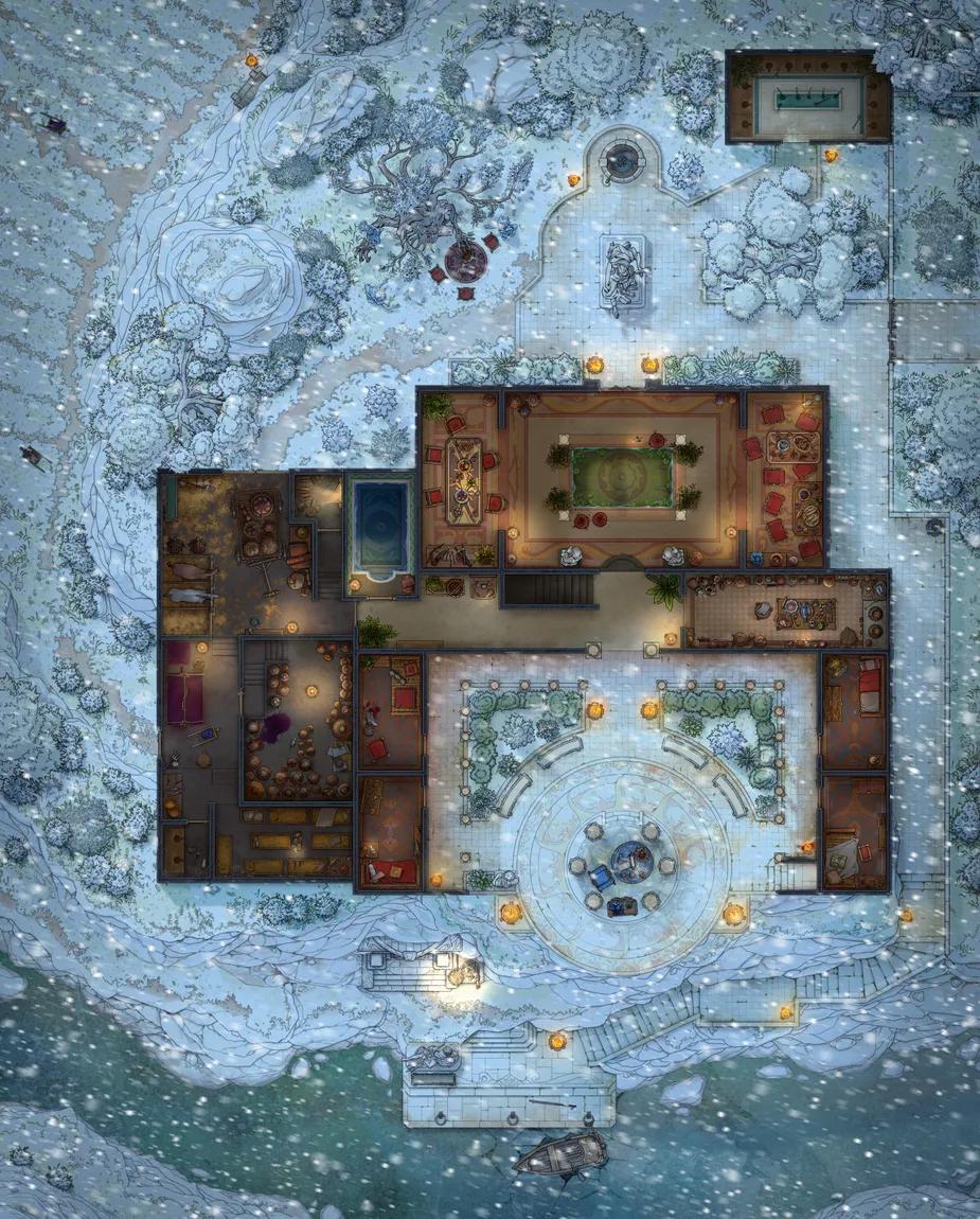 Archon's Villa map, Winter variant thumbnail