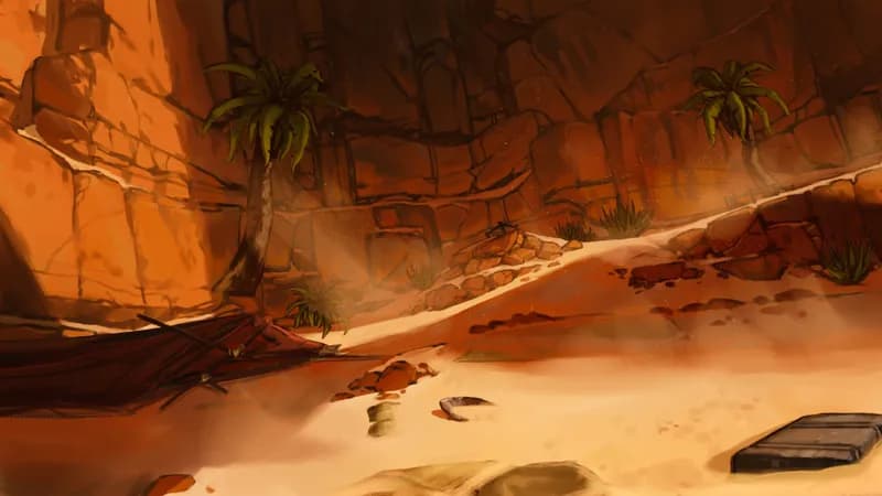 Desert Trading Camp map, Abandoned variant thumbnail
