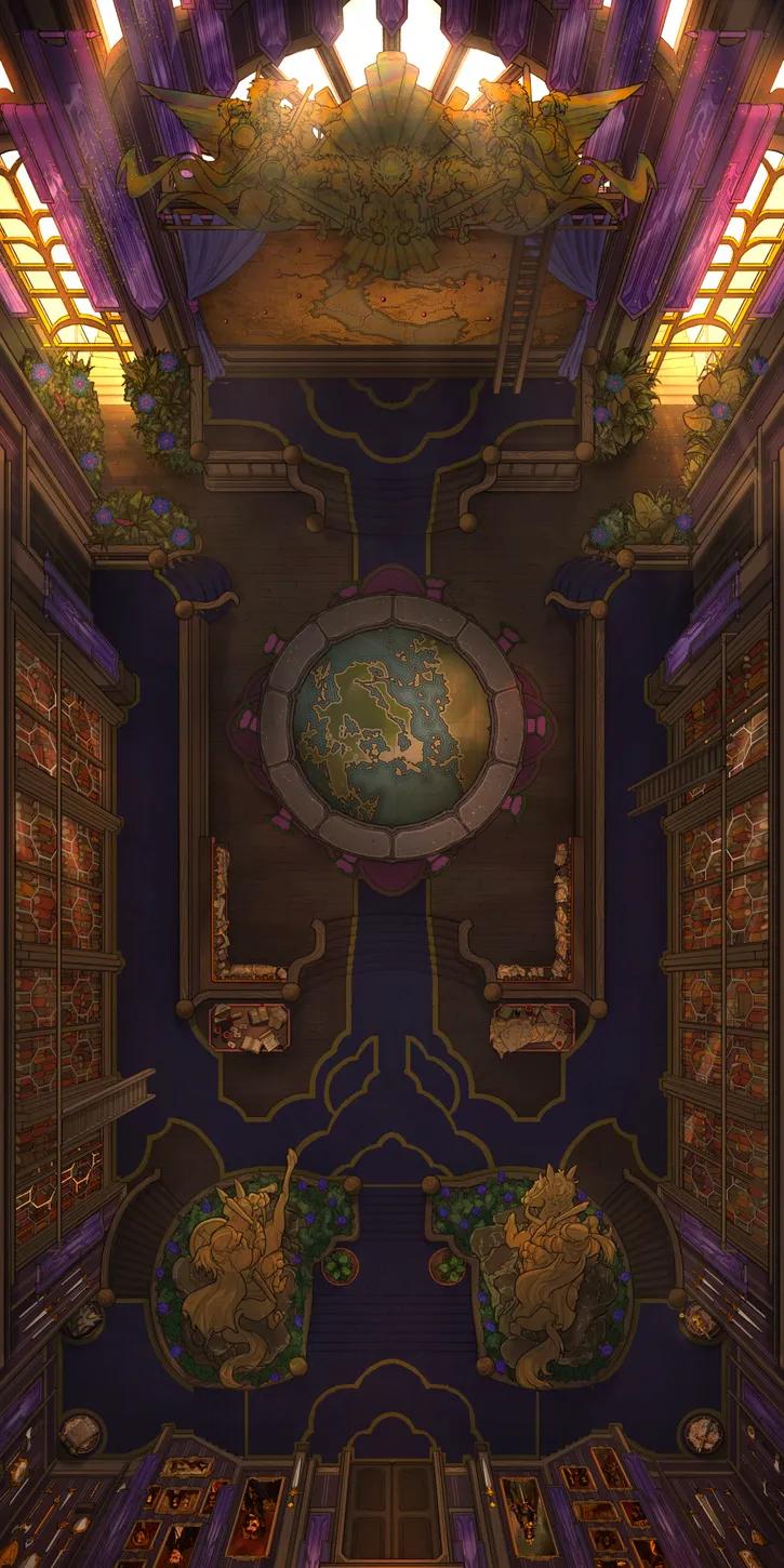 War Room Interior map, Lilac Faction variant thumbnail