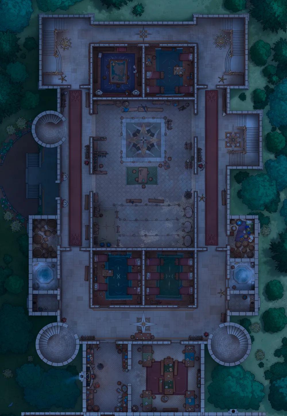 Palace Guard Chambers map, Silent Night variant thumbnail