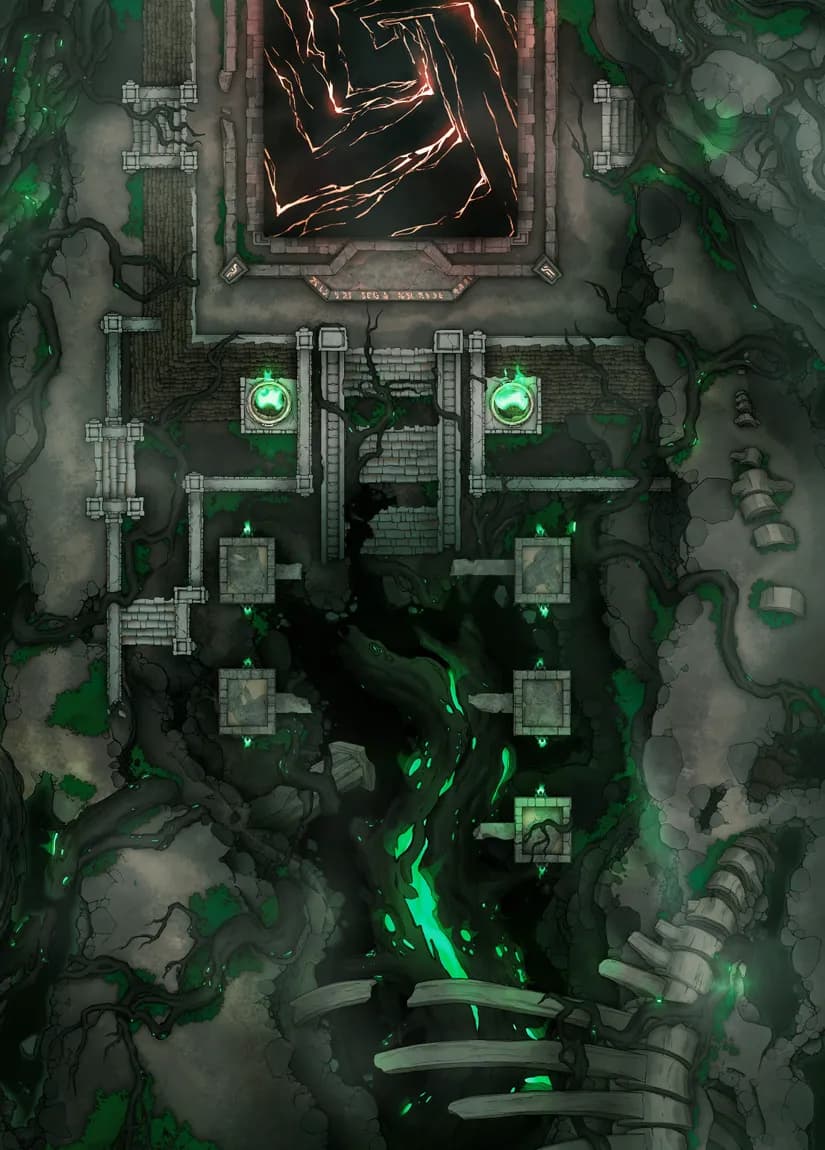 Shadowlands Pyramid map, Emerald variant thumbnail