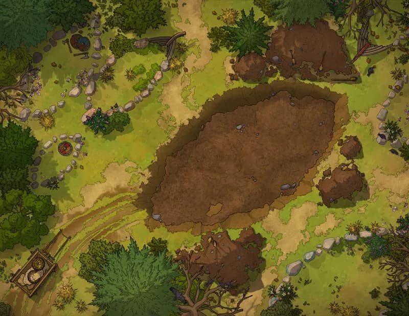 Viking Burial map, No Boat variant thumbnail
