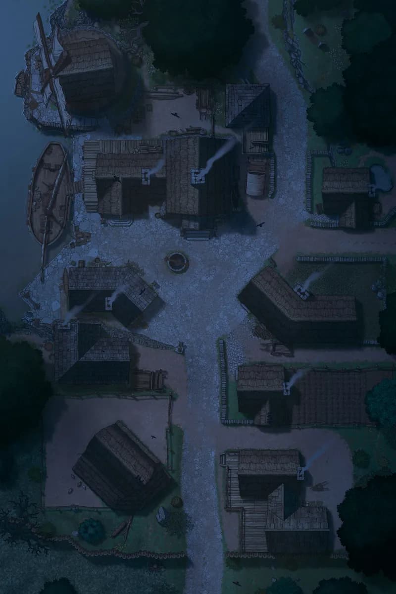 Hauthell map, 03 Lake Night variant thumbnail
