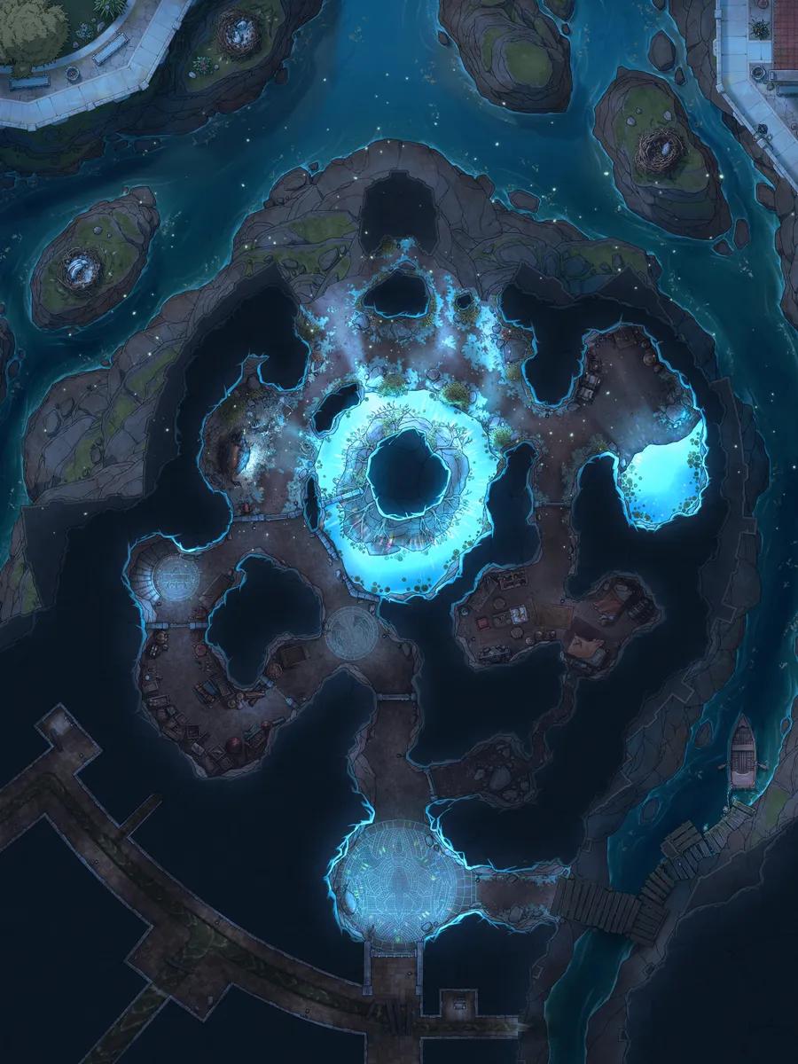Hippogriff Postal Centre Interior map, Underground Arcane Awakening variant thumbnail