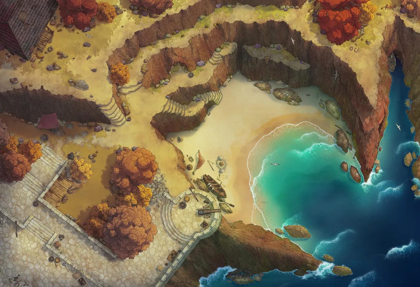 Secret Cove map, Autumn variant thumbnail
