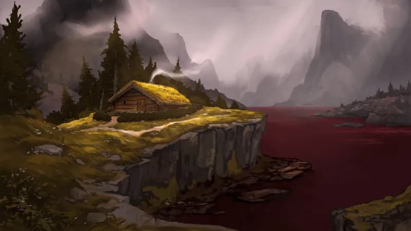 Fjordside Cabin map, Blood Pond variant thumbnail