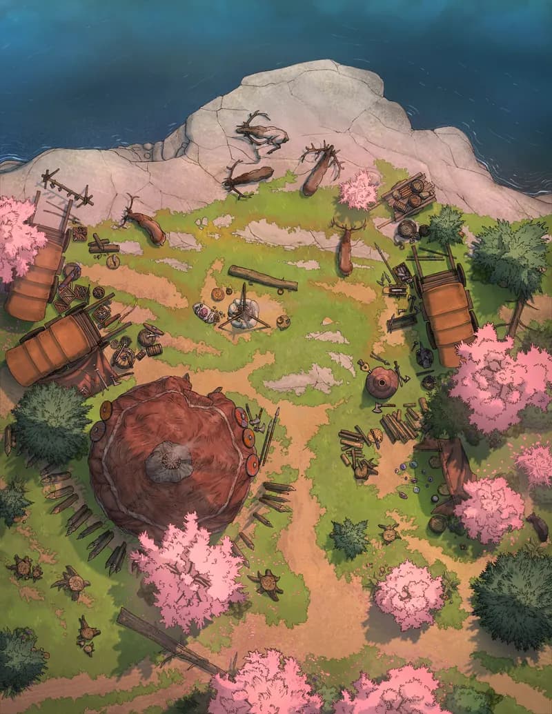 Lakeside Respite map, Spring variant thumbnail