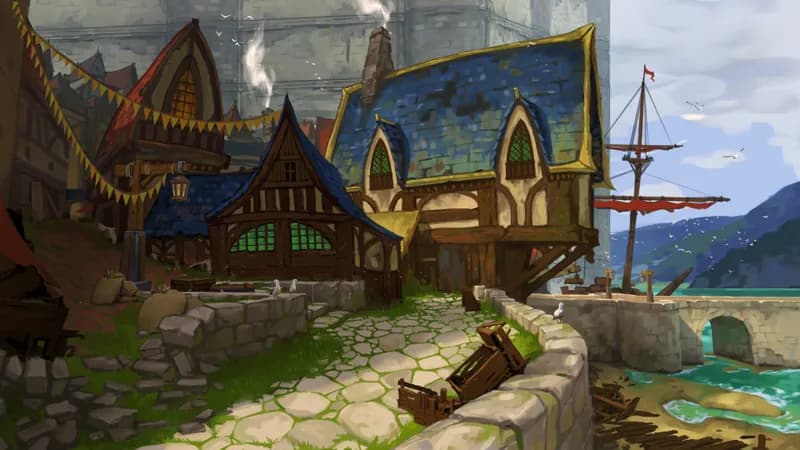 Low Town Docks map, City Wall variant thumbnail