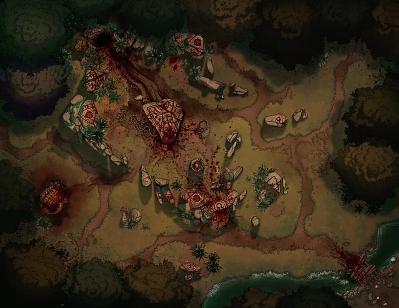 Henge Cave Entrance map, Massacre variant thumbnail