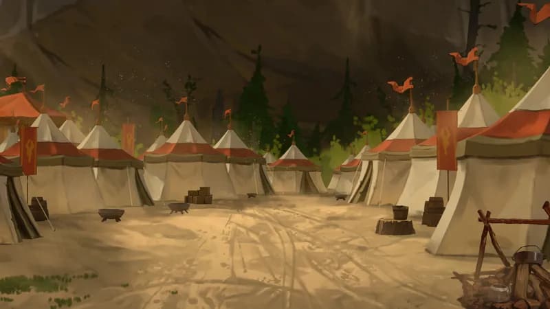 Medieval War Tents map, Camp Layout 02 variant thumbnail