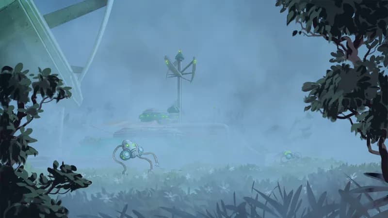 Solarpunk Tea Farm map, Fog variant thumbnail