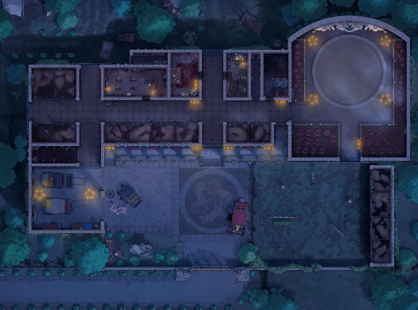 Royal Stables map, No Animals Night variant thumbnail