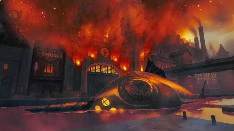 Iron Wharf map, Fire variant thumbnail