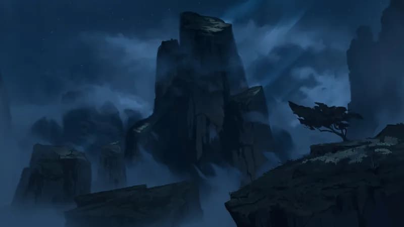 Birdfolk Village map, Natural Night variant thumbnail