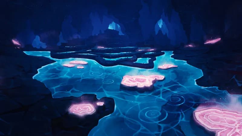 Healing Cave Spring map, Original Night variant thumbnail