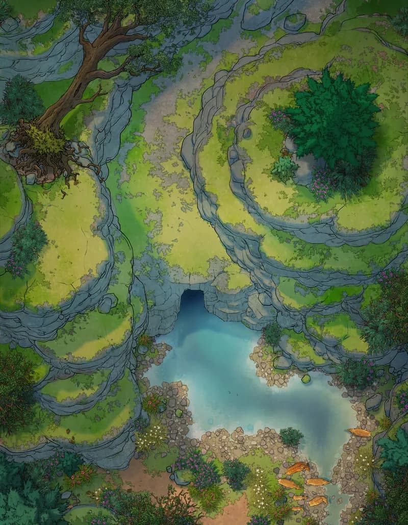 Melting Glacier map, Summer Day variant thumbnail