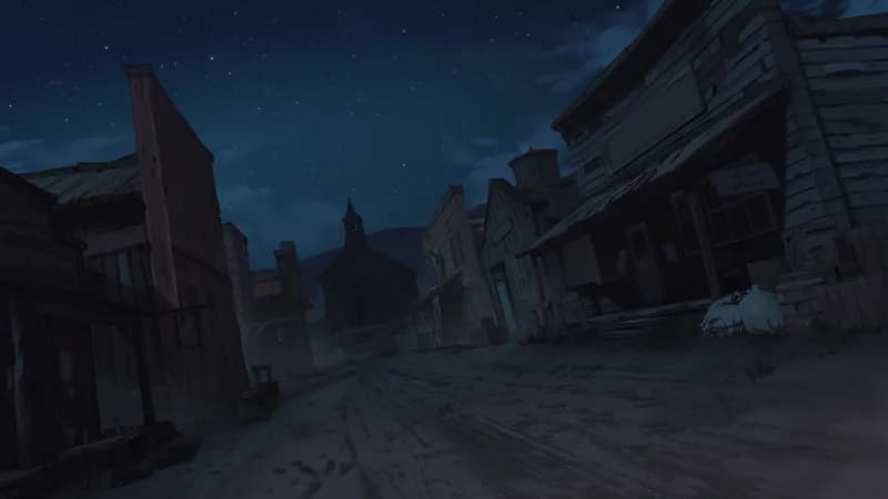 Wild West Town map, Dark variant thumbnail
