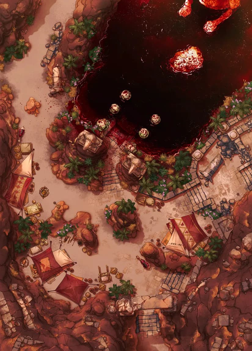 Oasis Expedition map, Blood Oasis variant thumbnail