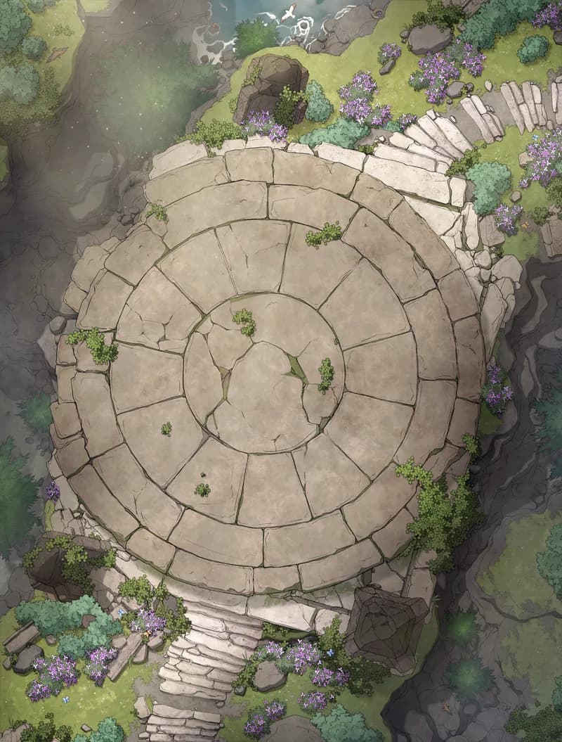 Giant Ancient Sundial map, Platform Day variant thumbnail