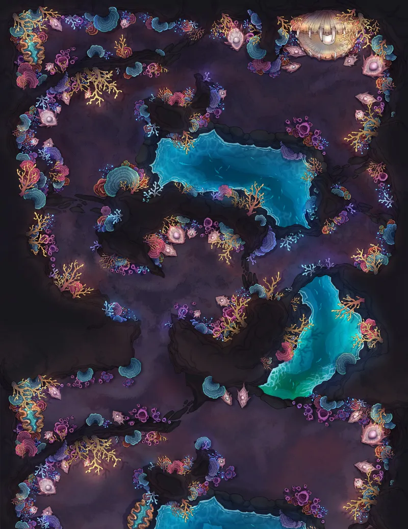 Coastal Caverns map, No Outside variant thumbnail