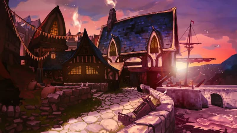 Low Town Docks map, Sunset variant thumbnail