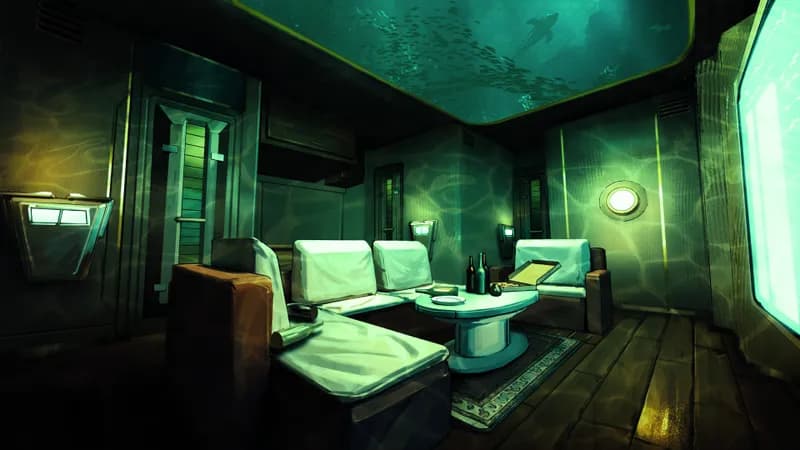 Asteria Cabin map, Underwater variant thumbnail