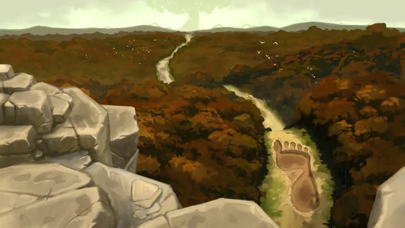 Land of Giants map, Autumn variant thumbnail