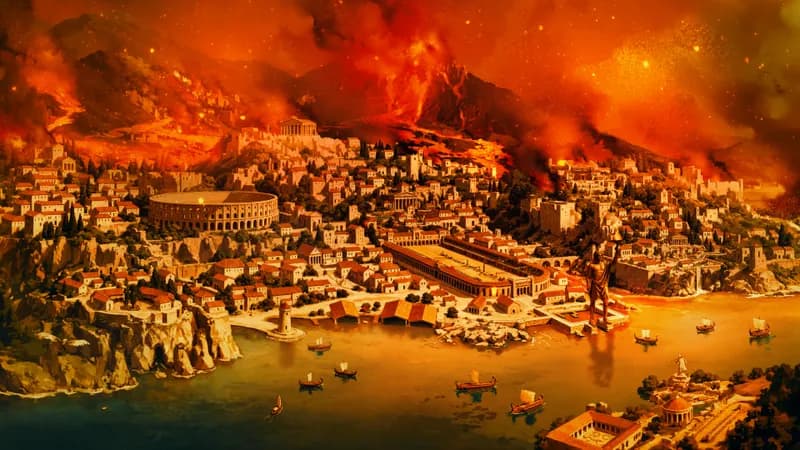 Ancient City map, Volcano variant thumbnail