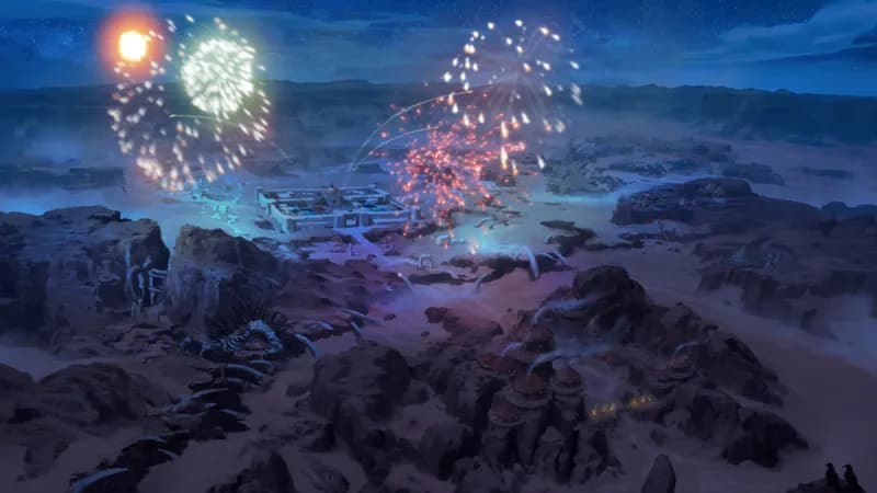 Rocky Desert map, Fireworks variant thumbnail