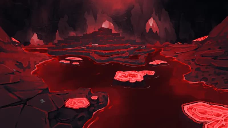 Healing Cave Spring map, Blood Pit variant thumbnail