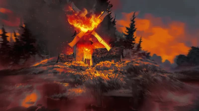 Mellow Marshland Mill map, Fire variant thumbnail