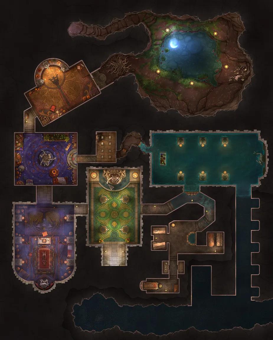 Archon's Catacombs map, Flood Stage 02 variant thumbnail