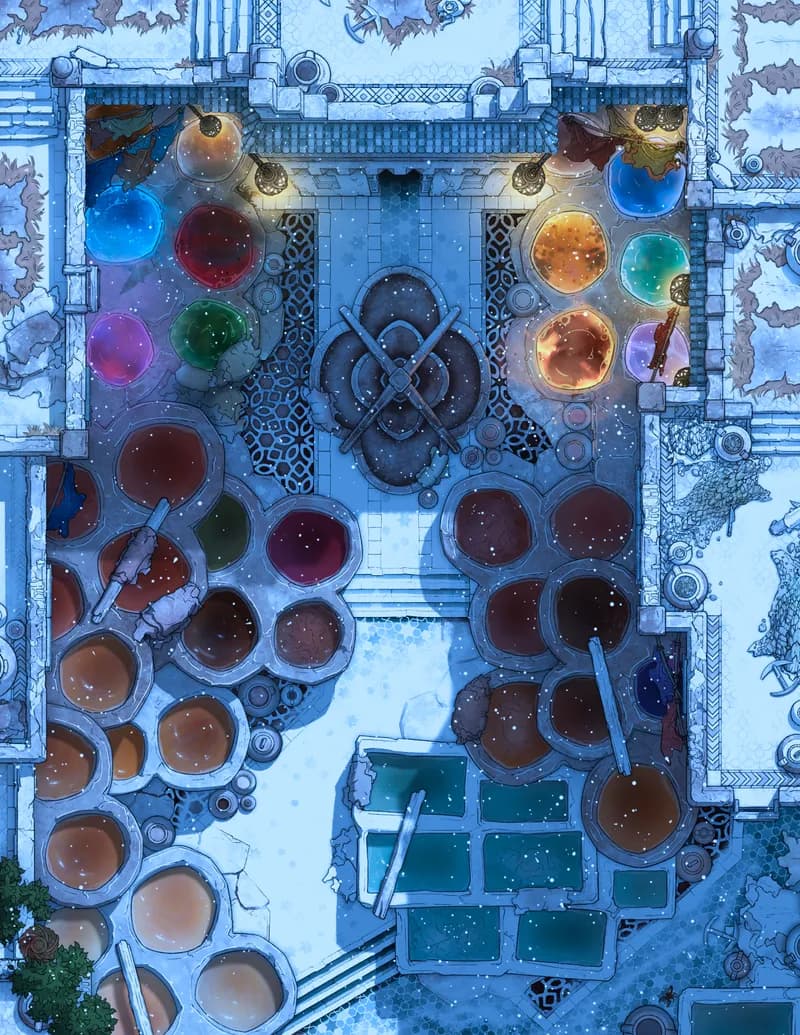 Magical Tannery map, Winter variant thumbnail