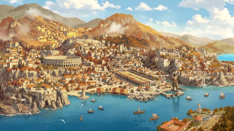 Ancient City map, Autumn variant thumbnail