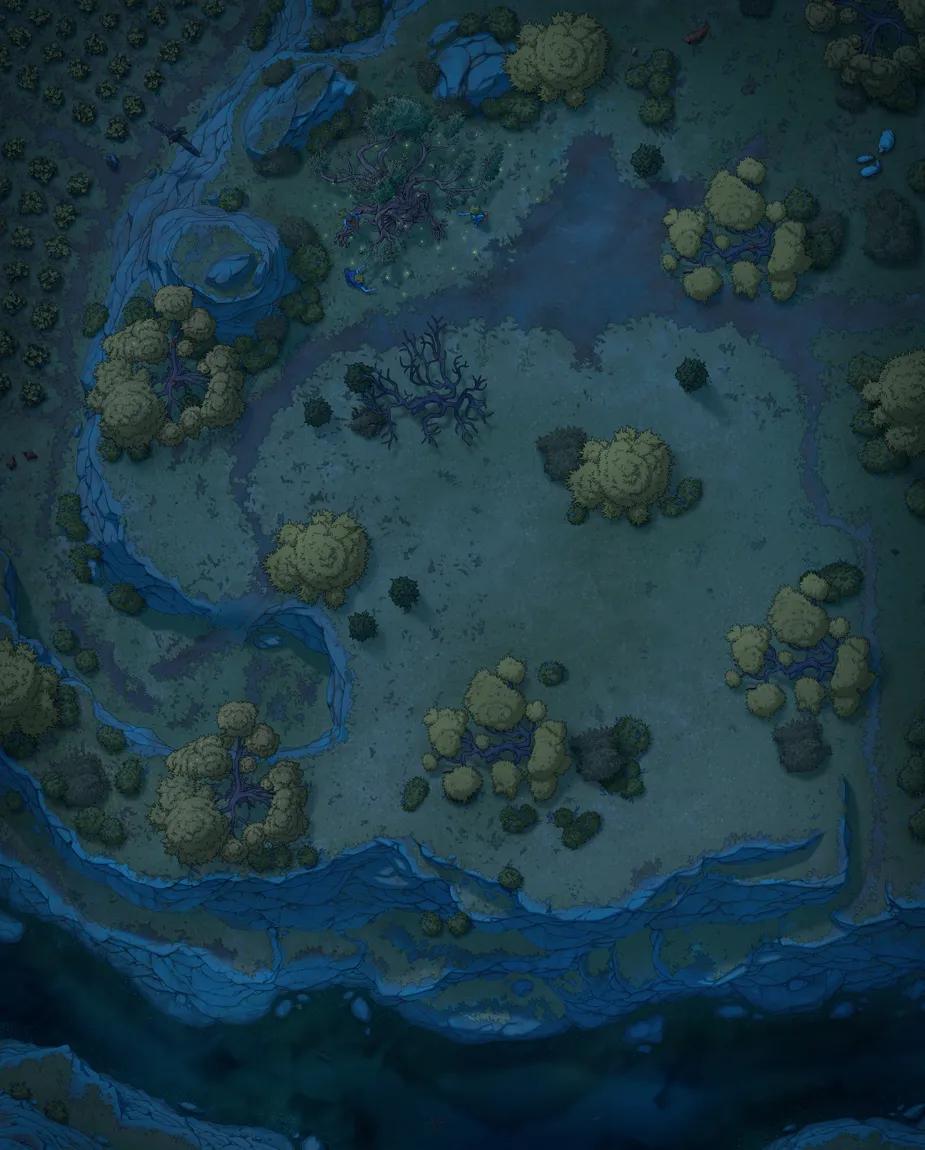 Archon's Villa map, Natural Night variant thumbnail