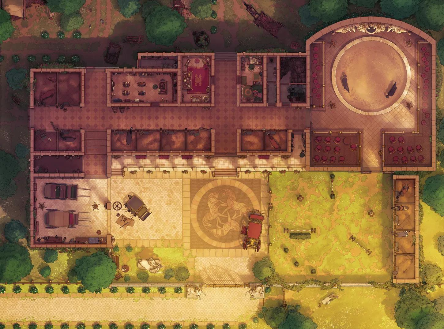 Royal Stables map, Sunset variant thumbnail