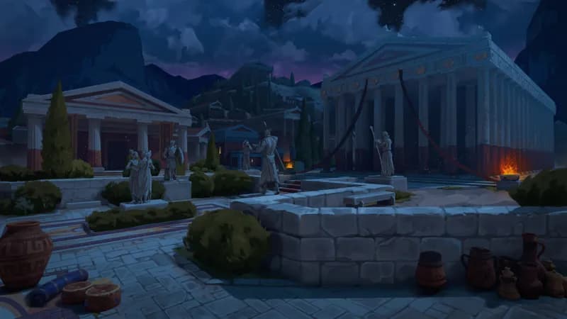Ancient City Plaza map, Original Night variant thumbnail